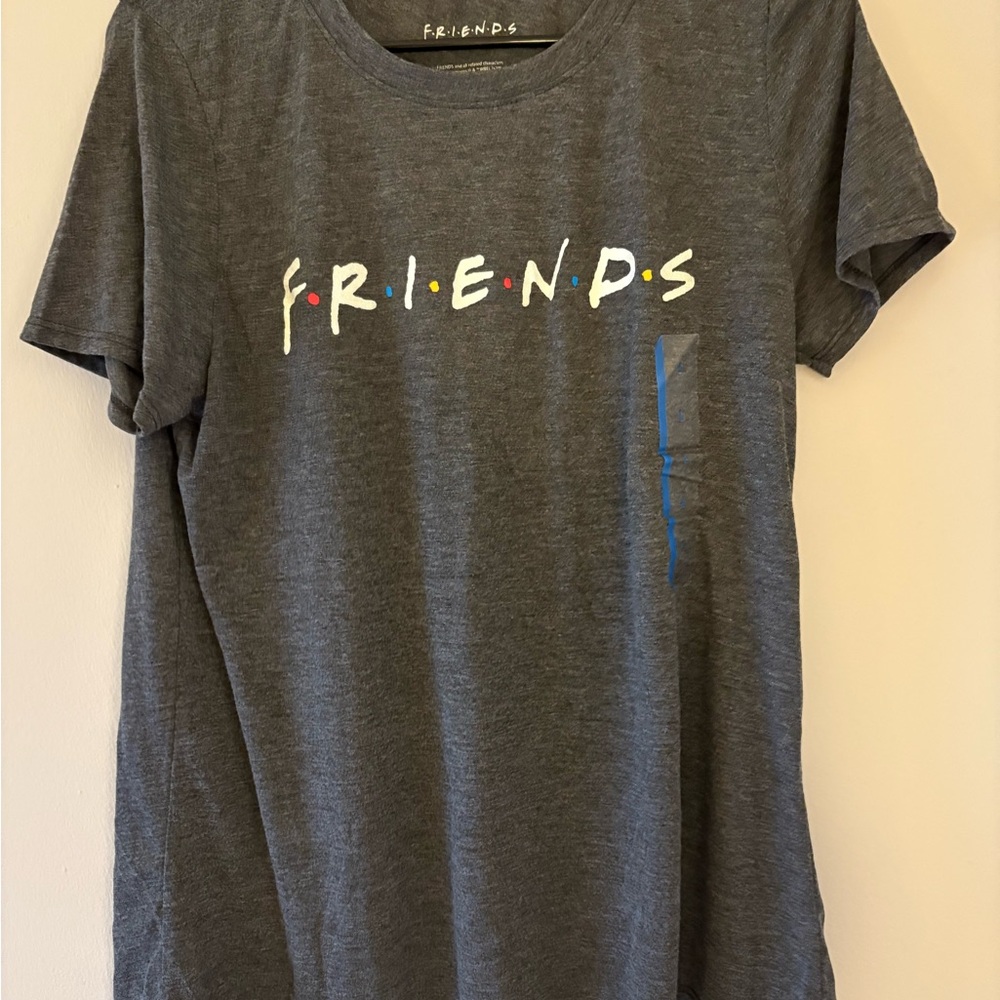 Gray Friends Graphic T-Shirt